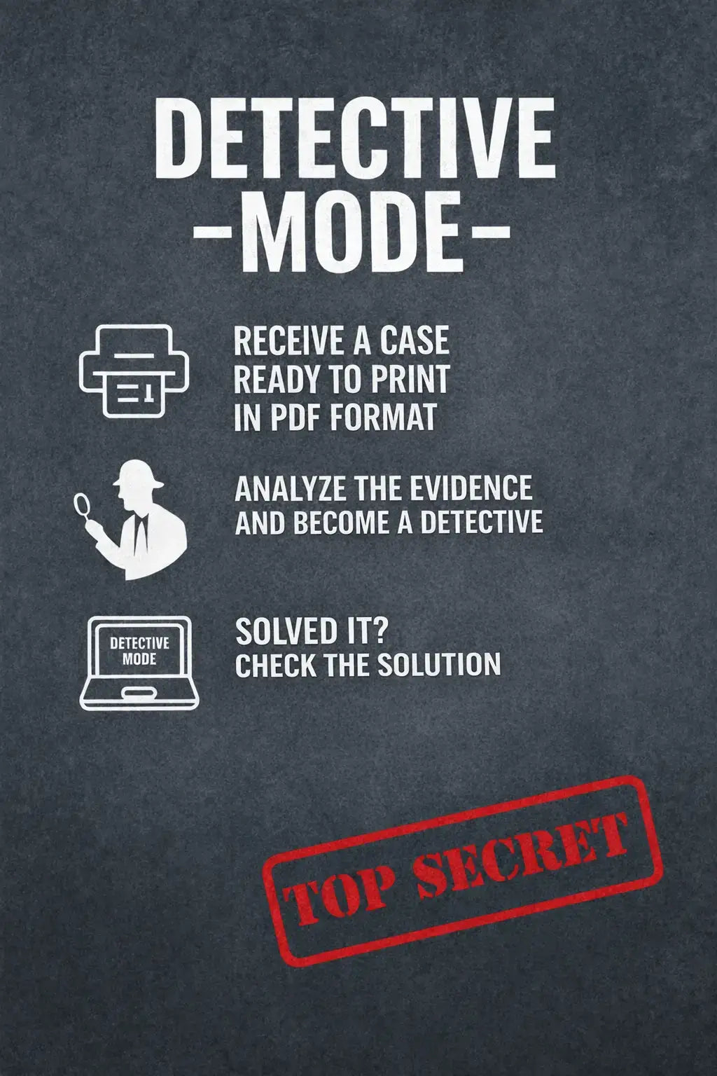 4 Criminal Cases - Detective Mode